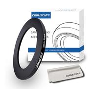 72 mm to 52 mm Lens Adapter Ring, Step-Down Ring Filter Adapter Compatible with All 72 mm Lenses with 52 mm UV ND CPL Filter + 1 x Lens Cleaning Cloth