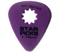 72 Pack | Everly Star Guitar Picks | 1.14mm | Purple