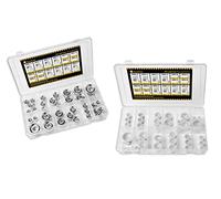 72 Pcs. DIN Light Duty Cap & Plug Assortment Hydraulic Adapter Fitting Kit Set