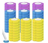 72 PCS Disposable Toilet Bowl Brush Refills, Disposable Toilet Cleaning System, Toilet Brush Replacement Head, Toilet Wand Disposable Refill Heads Pads for Sink Bathtub Wash Basin Mop Pool, 3 Flavors