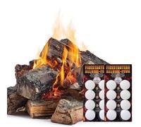 72 Pcs Instant Fire Starters (10g) - Wax Firelighters Individually Wrapped Long Lasting for Starting Open Fires, Log Burners, BBQs, Fire Pits & More