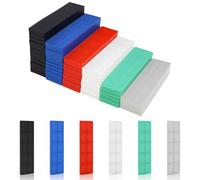 72 Pcs Plastic Packers 28 x 100 mm Spacers Packers and Shims Thickness Mixed 1-6mm Shim for Home Improvement DIY Window Door Frame Tile