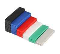 72 Pcs Plastic Packers and Shims, Flat Plastic Glazing Packers, Plastic Shims and Packers for Door and Window Glazing Glass Packers, Window and Door Spacers(100 mm x 28 mm x 1/2/3/4/5/6 mm)