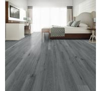 72 Pcs Rustic Lifelike Wood Grain Self-adhesive PVC Flooring