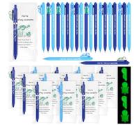 72 Pcs You're Turtley Awesome Inspirational Gift Luminous Mini Resin Turtle Ballpoint Pens Positive Turtle Cards Employee Appreciation Pocket Favors Thank You for Teacher Staff Coworkers