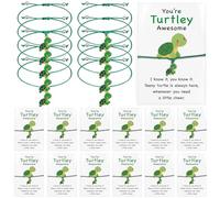 72 Pcs You're Turtley Awesome Inspirational Gifts Turtle Bracelets Gifts