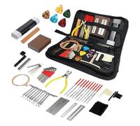 72 Piece Guitar Repair Kit - Tuning & Maintenance Tool Set | For Ad Instruments with Carry Bag, Stainless Steel for Musicians