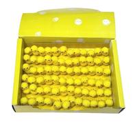 72 Pieces Easter Chicks For Crafts - Fluffy Chicken Toy Easter Chick | Small Yellow Easter Chenille Chicks | 1.2 Inch Chicken Plush Easter Decorations