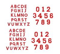 72 Pieces Embroidered Iron on Letters and Numbers, Durable Patches for Clothes, Hats, Bags, Embroidery Patches for Garments