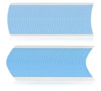 72 Pieces Of Curved Blue Patch, Invisible, Waterproof And Strong Viscosity, Wig Fixing Tape, Suitable For Fixing Hair Extension Pieces, Diy Hairstyle.