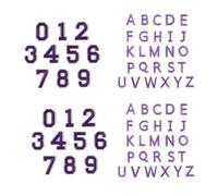 72 Pieces Washable Letter Number Sewing Patches, Reusable Embroidered Letters & Numbers Iron-On Patches, Sturdy Embroidery Thread for Kids Clothing Decoration Clothing