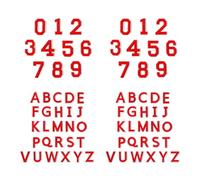 72 Pieces Washable Letter Number Sewing Patches, Reusable Embroidered Letters & Numbers Iron-On Patches, Sturdy Embroidery Thread for Kids Clothing Decoration Clothing