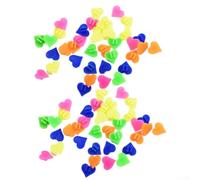 72 Plastic Spoke Beads for Bike Wheel Decoration Compatible with 10 Gauge Through 14 Gauge Spokes on Most Standard Bicycle Models (Fixed love)