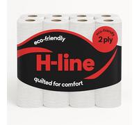 72 Rolls 2Ply Toilet Rolls Quilted Embossed Paper Luxury Tissue Roll Bulk