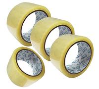 72 Rolls of Clear Parcel Tape Packing Sellotape Packaging 48mm X 66M