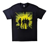 72 Seasons Burnt Strobe Cotton T-Shirt metallica Black XL
