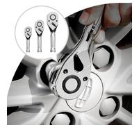 72 Teeth Mini Ratchet Wrench with Comfortable Grip for All Your Repair Needs (1/4)