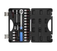 72 Tooth Click Torque Wrench Set 21pcs 1/4 Inch 2 24N.m Bike Repair Tools S2 CR V for Bicycle Maintenance