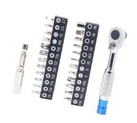 72 Tooth Miniature Ratcheting Wrench Spanner with Bit Holder for Bike Repair and DIYer Projects Compact Alloy Steel Tool Heavy Duty Bike Maintenance Tool