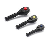 72 Tooth Multifunction Ratcheting Wrench 3pcs 1/4'' 3/8'' 1/2'' Drives for Craft Projects and Professional Technicians Small Large Ratchet Set