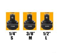 72-Tooth Ratchet Socket Wrench Repair Kit - 11-Piece Metal Socket Wrench Replacement Parts Set for 1/4", 3/8", and 1/2" Drive Sizes, Chrome-Plated Amphibious(L)