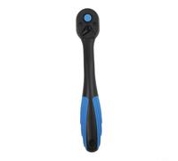 72 Tooth Ratchet Wrench Set With Curved Handle And Quick Release Button For Tight Spaces Made From Chromium Vanadium Steel In Red Color(F)