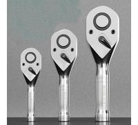 72 Tooth Ratchet Wrench with Short Handle for 1/4 3/8 1/2 Drive Sizes Optimized for Mechanical Tasks Where Space and Leverage Are Critical Factors (1/4)