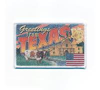 72 x 45 mm Texas Dallas Retro Nostalgia Patch USA Elegant Sew-On Iron-On Patch 0739 A