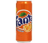 72 x Fanta Orange Lemonade Tins 330 ml 100% Italian Orange