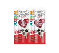 72 x Webbox Dogs Delight Tasty Beef Sticks