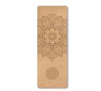 72"x23" 6mm Non Slip Cork Yoga Mat for Pilates Workout for Summer Exercise