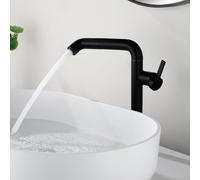 720° Basin Taps, Small Elephant Nose Swivel Mixer Tap, Modern Light Luxury Bathroom Sink Tap, 2x360° Swivel Arm Universal, Handle with Elephant Tail Design, 59A Brass, Durable, C