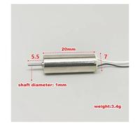 720 Coreless electronic starter DC 3V-3.7V 41000RPM High Speed 7mm*20mm electronic starter Model Airplane Drone MQXFCZUX