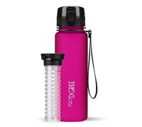 720°DGREE Kids, Sports Water Bottle “uberBottle“ - 500 ml softTouch +Fruit-Infuser - BPA-Free Tritan, Leakproof, Reusable Drinking Bottle - Waterbottle for Children, School, Gym, Fitness, Running