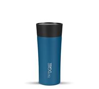 720°DGREE Travel Mug 350ml “PleasureToGo 2.0“ - Choose from 3 Sizes, 5h Hot, 10h Cold, Leakproof, 360° Drinking, BPA-Free, Hygienic - Slim Stainless Steel Thermo Cup for Coffee, Tea to Go - Blue