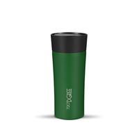 720°DGREE Travel Mug 350ml “PleasureToGo 2.0“ - Choose from 3 Sizes, 5h Hot, 10h Cold, Leakproof, 360° Drinking, BPA-Free, Hygienic - Slim Stainless Steel Thermo Cup for Coffee, Tea to Go - Green