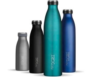 720°DGREE Vaccum Insulated Water Bottle “milkyBottle“ - 750 ml - Insulated, Leakproof, BPA-Free, Thermo Flask - For Sports, Gym, Fitness, School, Kids, Travel, Outdoor, Hot, Cold & Carbonated Drinks