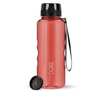 720°DGREE Water Bottle 1.5l “uberBottle“ crystalClear +Sieve - BPA-Free, Leakproof, Reusable Drinking Bottle - XL Sports Bottle for all Day Hydration, Gym, Fitness, Office, University, Hiking, Travel