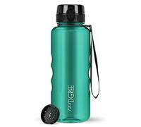 720°DGREE Water Bottle 1.5l “uberBottle“ crystalClear +Sieve - BPA-Free, Leakproof, Reusable Drinking Bottle - XL Sports Bottle for all Day Hydration, Gym, Fitness, Office, University, Hiking, Travel