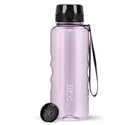 720°DGREE Water Bottle 1.5l “uberBottle“ crystalClear +Sieve - BPA-Free, Leakproof, Reusable Drinking Bottle - XL Sports Bottle for all Day Hydration, Gym, Fitness, Office, University, Hiking, Travel