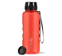 720°DGREE Water Bottle 1.5l “uberBottle“ crystalClear +Sieve - BPA-Free, Leakproof, Reusable Drinking Bottle - XL Sports Bottle for all Day Hydration, Gym, Fitness, Office, University, Hiking, Travel