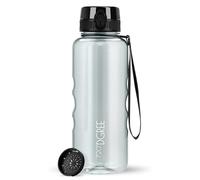 720°DGREE Water Bottle 1.5l “uberBottle“ crystalClear +Sieve - BPA-Free, Leakproof, Reusable Drinking Bottle - XL Sports Bottle for all Day Hydration, Gym, Fitness, Office, University, Hiking, Travel