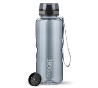 720°DGREE Water Bottle 1.5l “uberBottle“ crystalClear +Sieve - BPA-Free, Leakproof, Reusable Drinking Bottle - XL Sports Bottle for all Day Hydration, Gym, Fitness, Office, University, Hiking, Travel