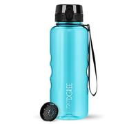 720°DGREE Water Bottle 1.5l “uberBottle“ crystalClear +Sieve - BPA-Free, Leakproof, Reusable Drinking Bottle - XL Sports Bottle for all Day Hydration, Gym, Fitness, Office, University, Hiking, Travel
