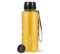 720°DGREE Water Bottle 1.5l “uberBottle“ crystalClear +Sieve - BPA-Free, Leakproof, Reusable Drinking Bottle - XL Sports Bottle for all Day Hydration, Gym, Fitness, Office, University, Hiking, Travel