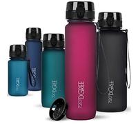 720°DGREE Water Bottle 1l “uberBottle“ softTouch +Sieve - BPA-Free Tritan, Leakproof, Reusable Drinking Bottle - Sports Bottle for Men, Woman, Office, Gym, Fitness, Outdoor, Hiking, Cycling, Travel