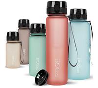 720°DGREE Water Bottle 1l “uberBottle“ softTouch +Sieve - BPA-Free Tritan, Leakproof, Reusable Drinking Bottle - Sports Bottle for Men, Woman, Office, Gym, Fitness, Outdoor, Hiking, Cycling, Travel