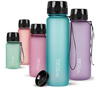 720°DGREE Water Bottle 650ml “uberBottle“ softTouch +Sieve - BPA-Free Tritan, Leakproof, Reusable Drinking Bottle - Sports Bottle for School, Fitness, Gym, Cycling, Travel, Office, Outdoor, Hiking