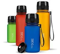 720°DGREE Water Bottle Kids 350ml “uberBottle“ softTouch +Sieve - BPA-Free Tritan, Leakproof, Reusable Drinking Bottle - Waterbottle for Children from 2 Years, Kindergarten, School, Playground, Sport