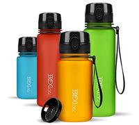 720°DGREE Water Bottle Kids 350ml “uberBottle“ softTouch +Sieve - BPA-Free Tritan, Leakproof, Reusable Drinking Bottle - Waterbottle for Children from 2 Years, Kindergarten, School, Playground, Sport